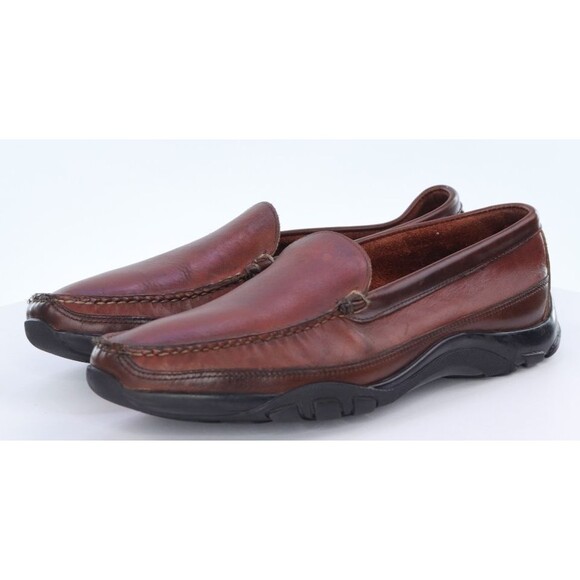 Allen Edmonds Boulder Men\'s Slip On Loafers Dress Shoes Size 9.5 D Leather Brown main image 10